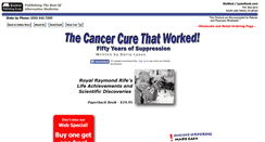 Desktop Screenshot of cancer-cure-that-worked.com