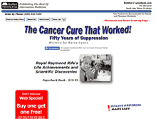 Tablet Screenshot of cancer-cure-that-worked.com